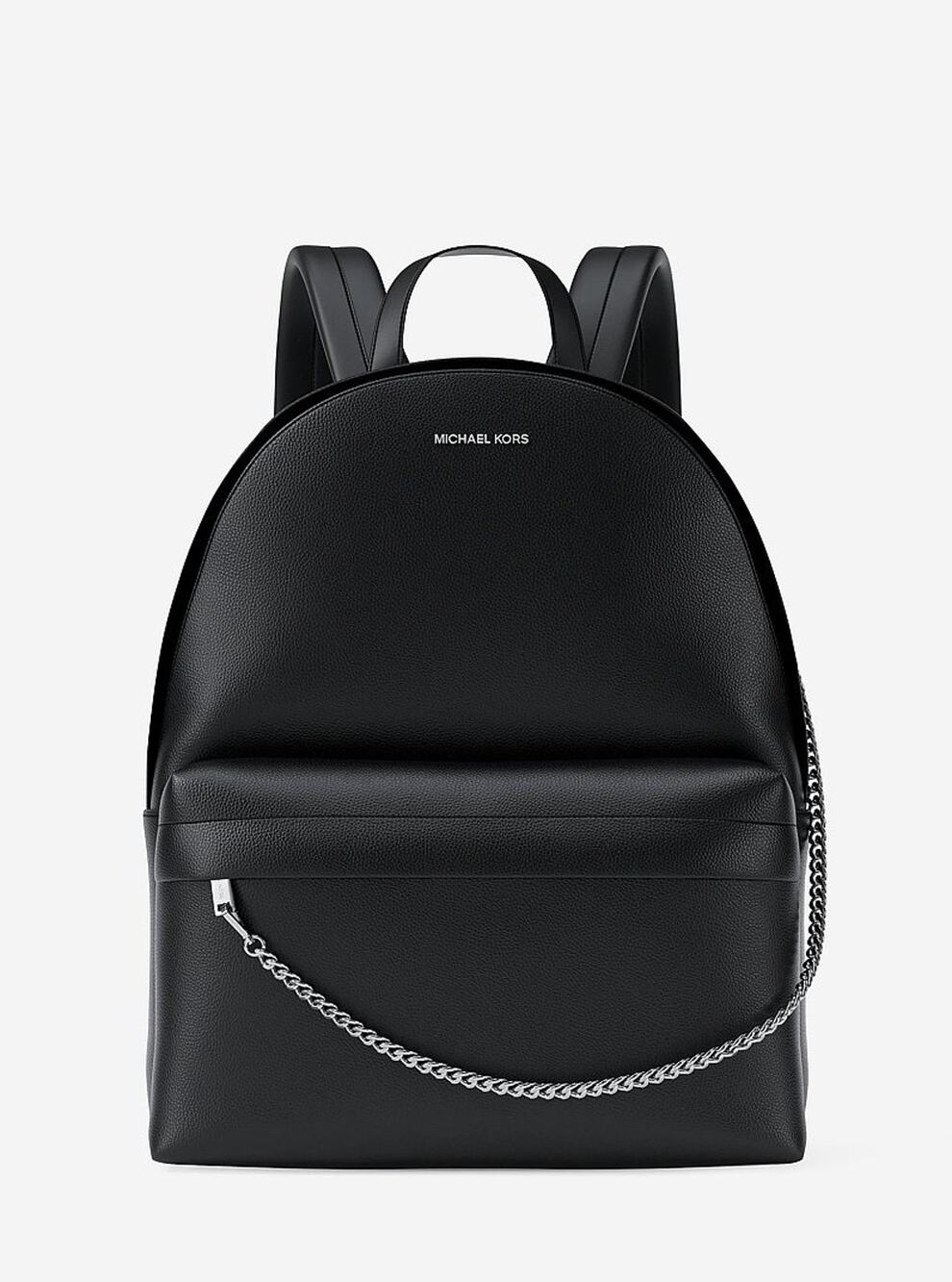 NWT Michael Kors Slater Large Pebble Leather Backpack Black School Work Travel